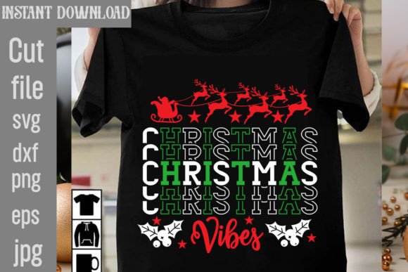 Download Christmas Vibes SVG Cut File - Christmas vibes svg Collection