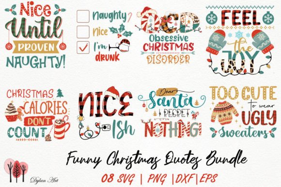 Download Funny Christmas Quotes Bundle - Christmas quotes Collection