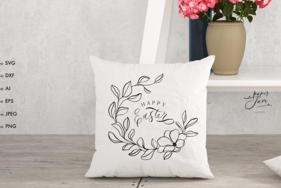 Download Easter Farmhouse Svg Floral Easter SVG - House Collection