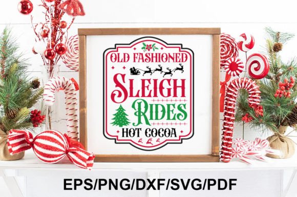 Download Vintage Farmhouse Christmas Sign SVG - House Collection