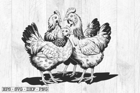 Download Chickens Svg Files, Chickens Cut Files - Svg file Collection