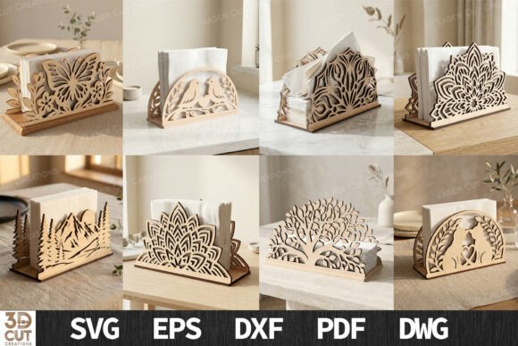 Download Napkin Holder Bundle SVG File - Svg file Collection