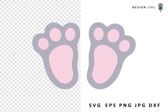 Download Bunny Feet SVG File - Premium Resources