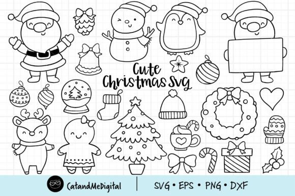 Download Cute Christmas Bundle Svg - Christmas bundle Collection