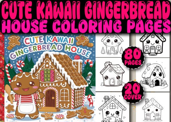 Download 80 COZY GINGERBREAD HOUSE COLORING PAGES - House Collection