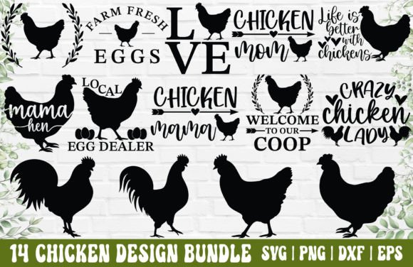 Download Chicken SVG/PNG Bundle - Farmhouse SVG - House Collection